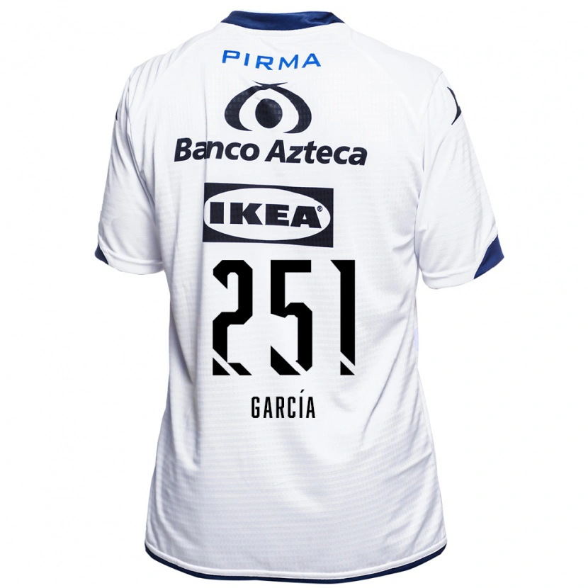 Danxen Heren John García #251 Wit Zwart Blauw Thuisshirt Thuistenue 2026/27 T-Shirt