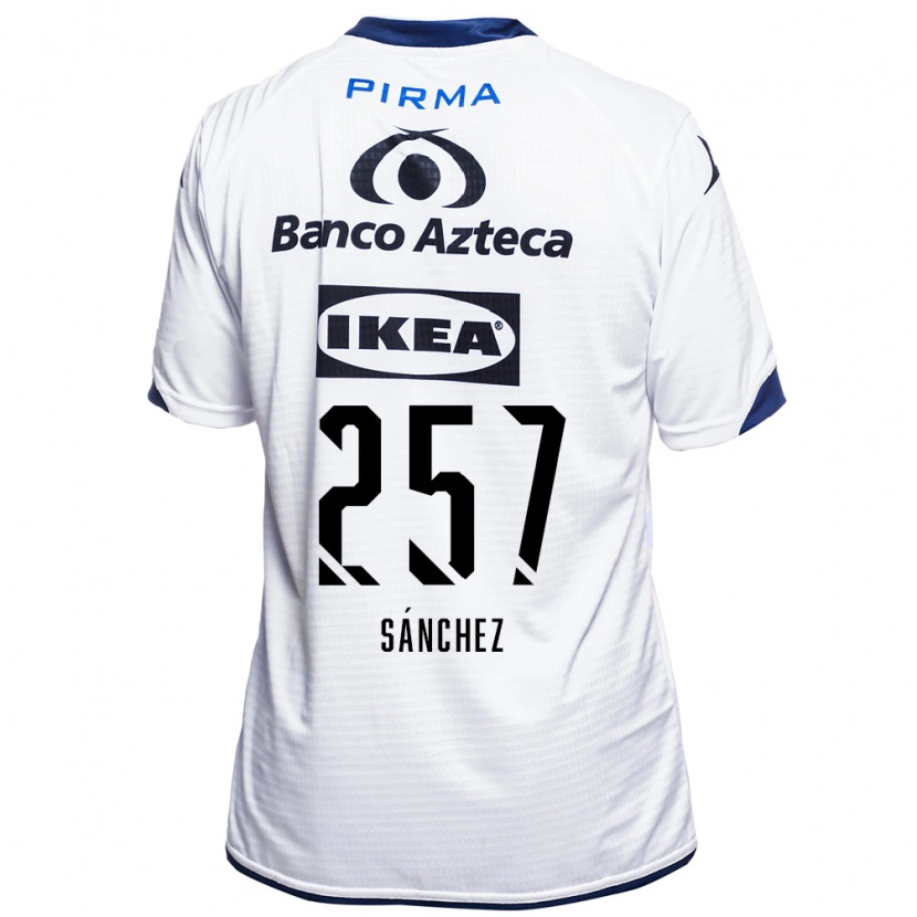 Danxen Heren Xavi Sánchez #257 Wit Zwart Blauw Thuisshirt Thuistenue 2026/27 T-Shirt