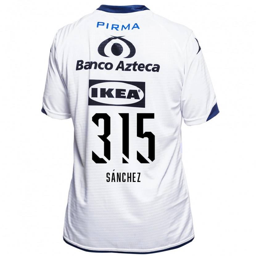 Danxen Heren Santiago Sánchez #315 Wit Zwart Blauw Thuisshirt Thuistenue 2026/27 T-Shirt