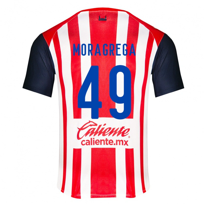 Danxen Heren Vladimir Moragrega #49 Rood Zwart Wit Thuisshirt Thuistenue 2026/27 T-Shirt