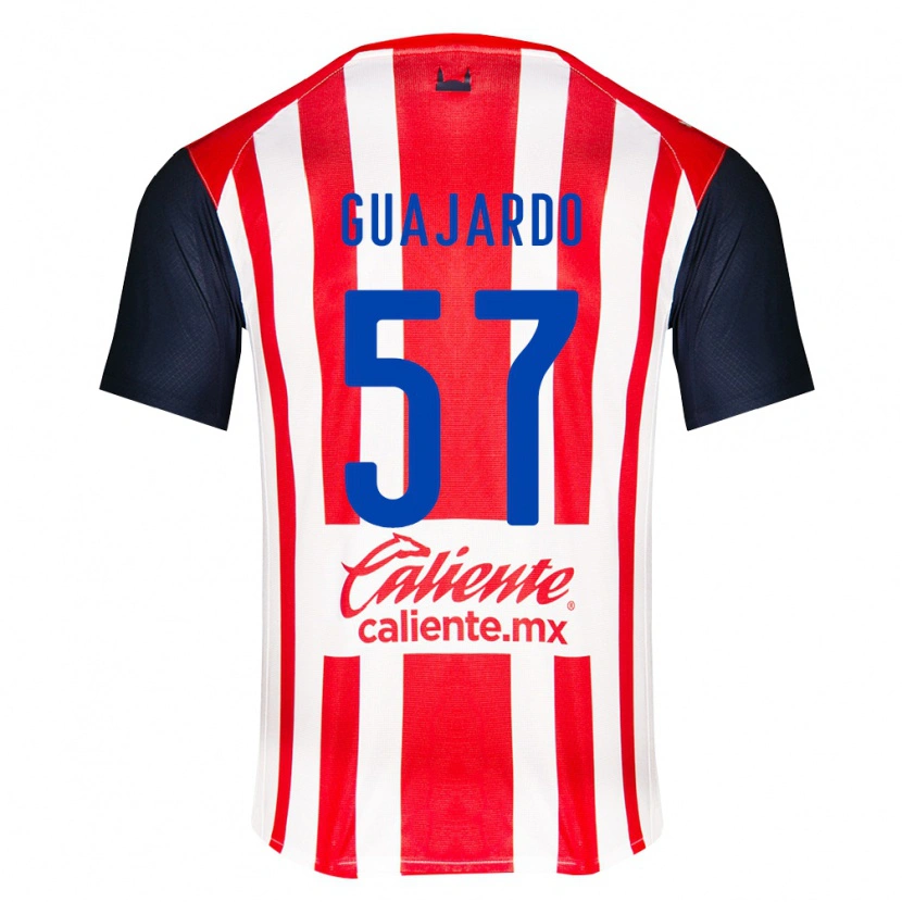 Danxen Heren Dylan Guajardo #57 Rood Zwart Wit Thuisshirt Thuistenue 2026/27 T-Shirt