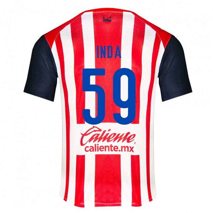 Danxen Heren Samir Inda #59 Rood Zwart Wit Thuisshirt Thuistenue 2026/27 T-Shirt