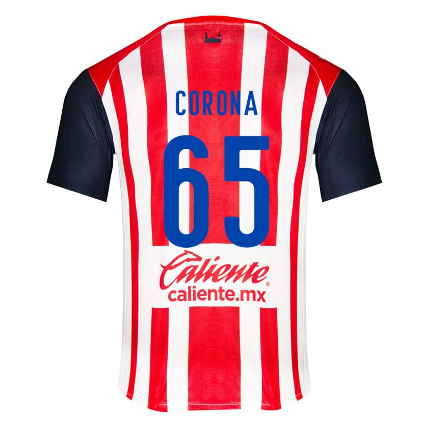 Danxen Heren Carlos Corona #65 Rood Zwart Wit Thuisshirt Thuistenue 2026/27 T-Shirt
