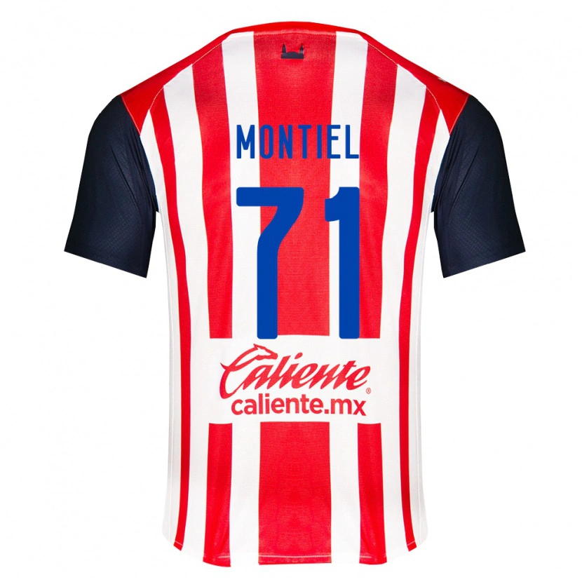 Danxen Heren Erick Montiel #71 Rood Zwart Wit Thuisshirt Thuistenue 2026/27 T-Shirt