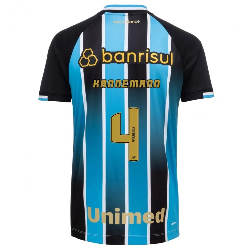 Danxen Heren Walter Kannemann #4 Blauw Bruin Zwart Thuisshirt Thuistenue 2026/27 T-Shirt