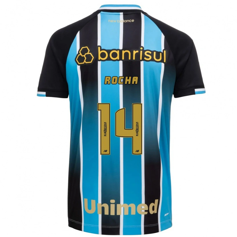 Danxen Heren Marcos Rocha #14 Blauw Bruin Zwart Thuisshirt Thuistenue 2026/27 T-Shirt