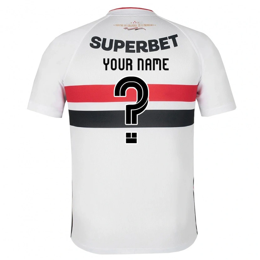 Danxen Heren Uw Naam #0 Wit Rood Zwart Thuisshirt Thuistenue 2026/27 T-Shirt