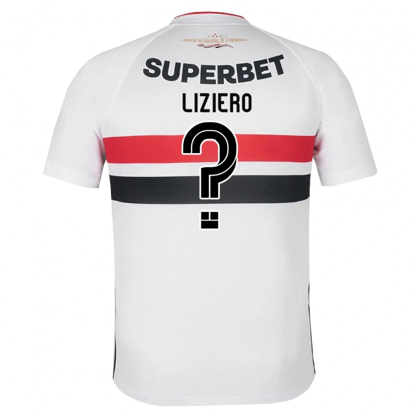 Danxen Heren Liziero #0 Wit Rood Zwart Thuisshirt Thuistenue 2026/27 T-Shirt