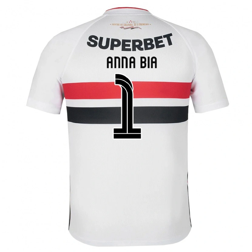 Danxen Heren Anna Bia #1 Wit Rood Zwart Thuisshirt Thuistenue 2026/27 T-Shirt
