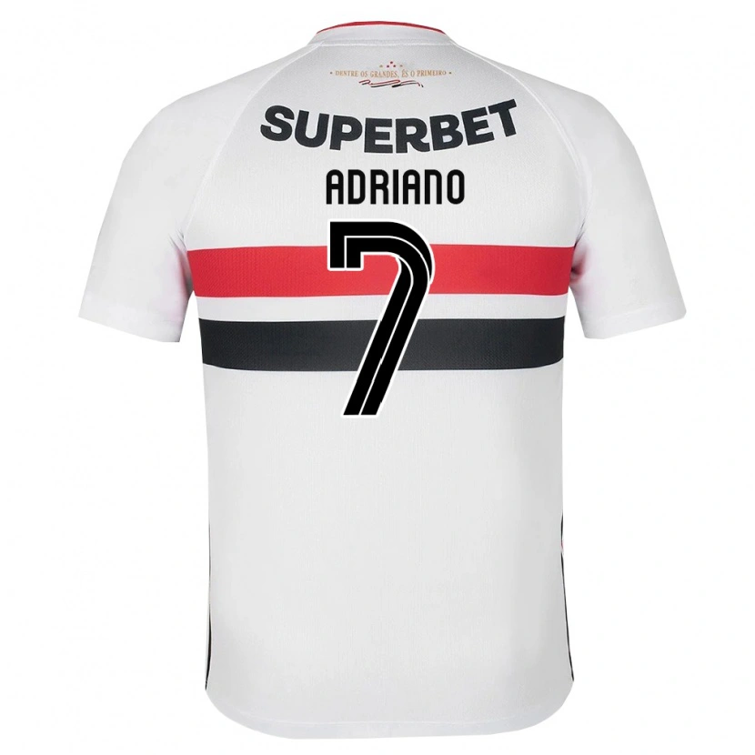 Danxen Heren João Adriano #7 Wit Rood Zwart Thuisshirt Thuistenue 2026/27 T-Shirt