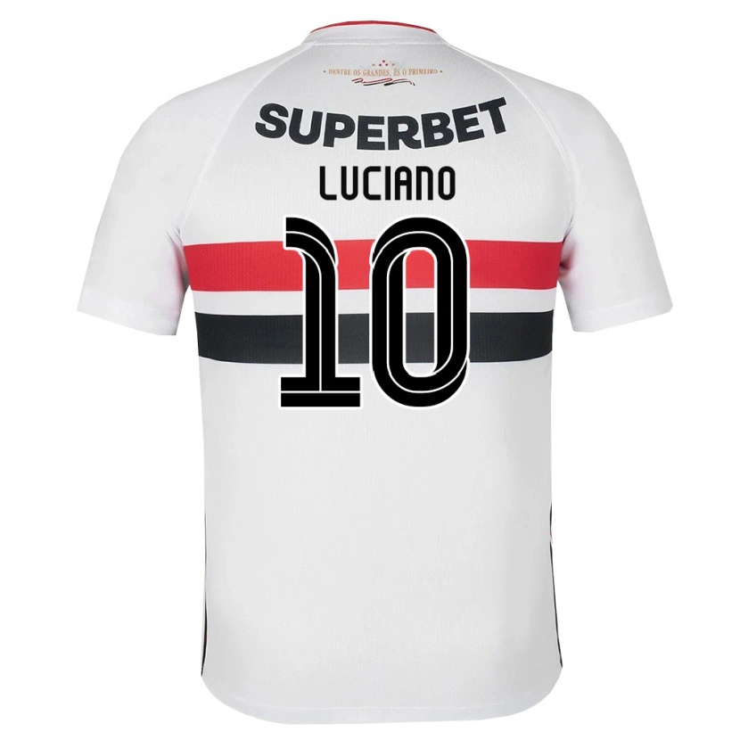 Danxen Heren Luciano Da Rocha Neves #10 Wit Rood Zwart Thuisshirt Thuistenue 2026/27 T-Shirt