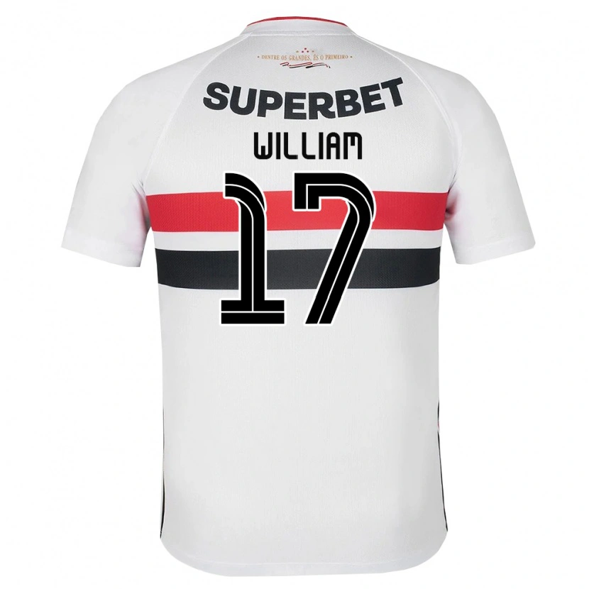 Danxen Heren William #17 Wit Rood Zwart Thuisshirt Thuistenue 2026/27 T-Shirt