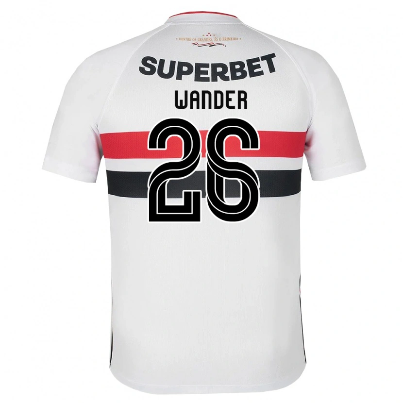 Danxen Heren Talles Wander #26 Wit Rood Zwart Thuisshirt Thuistenue 2026/27 T-Shirt