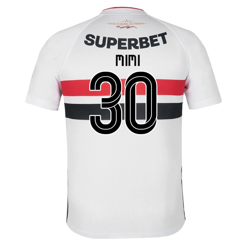 Danxen Heren Mimi #30 Wit Rood Zwart Thuisshirt Thuistenue 2026/27 T-Shirt