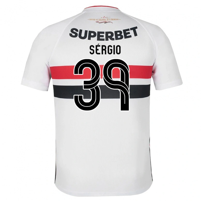 Danxen Heren Paulinho #39 Wit Rood Zwart Thuisshirt Thuistenue 2026/27 T-Shirt