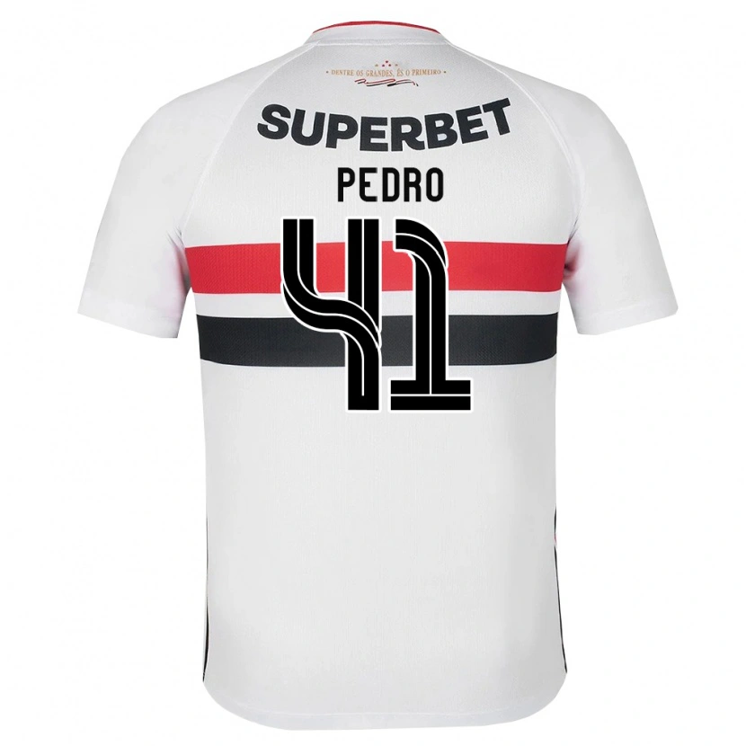 Danxen Heren João Pedro #41 Wit Rood Zwart Thuisshirt Thuistenue 2026/27 T-Shirt
