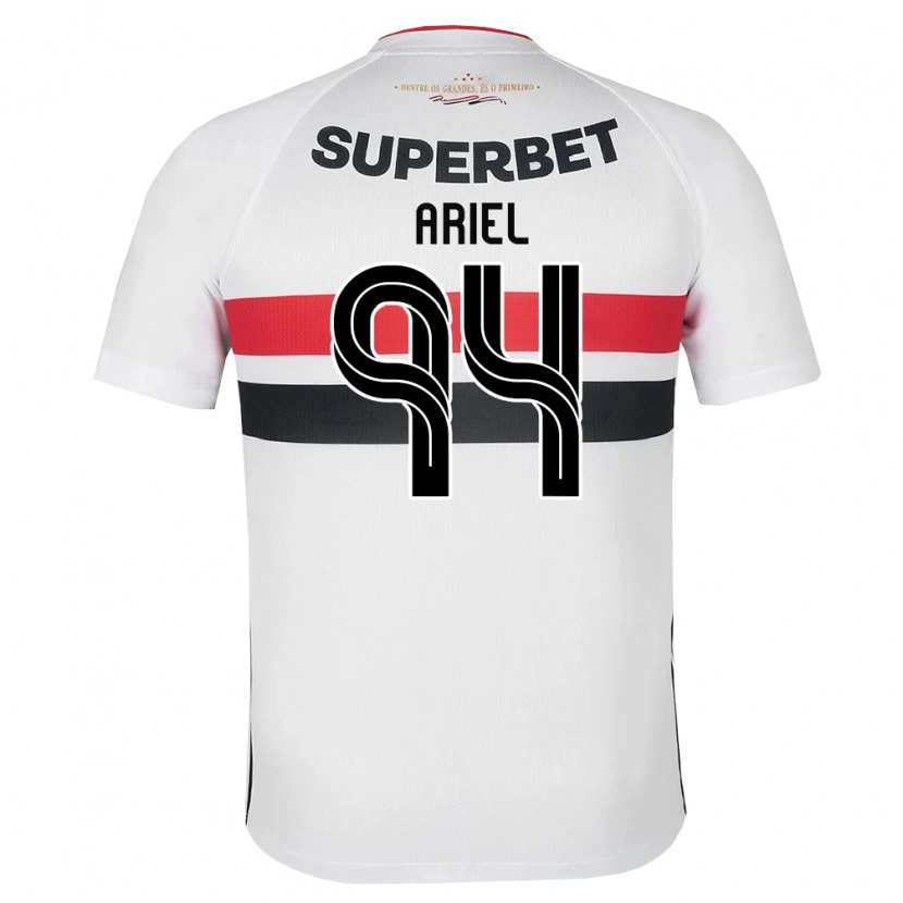 Danxen Heren Ariel #94 Wit Rood Zwart Thuisshirt Thuistenue 2026/27 T-Shirt