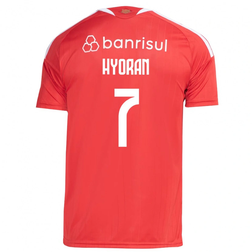 Danxen Heren Hyoran #7 Rood Wit Thuisshirt Thuistenue 2026/27 T-Shirt