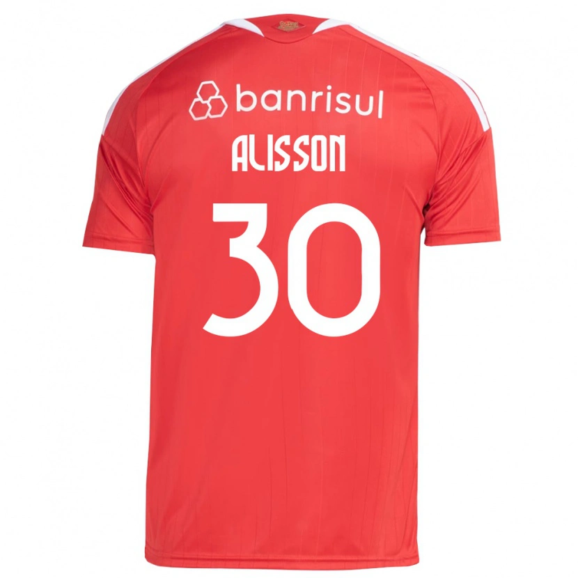 Danxen Heren Alisson Rodrigues De Melo #30 Rood Wit Thuisshirt Thuistenue 2026/27 T-Shirt