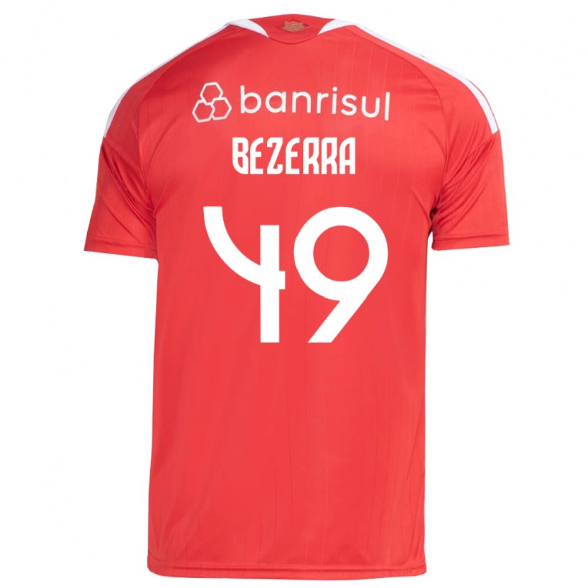 Danxen Heren João Bezerra #49 Rood Wit Thuisshirt Thuistenue 2026/27 T-Shirt