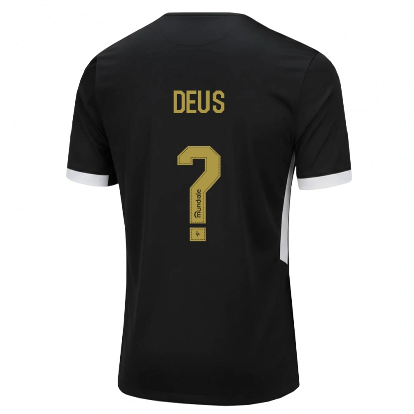 Danxen Heren Samuel Deus #0 Zwart Wit Geel Thuisshirt Thuistenue 2026/27 T-Shirt