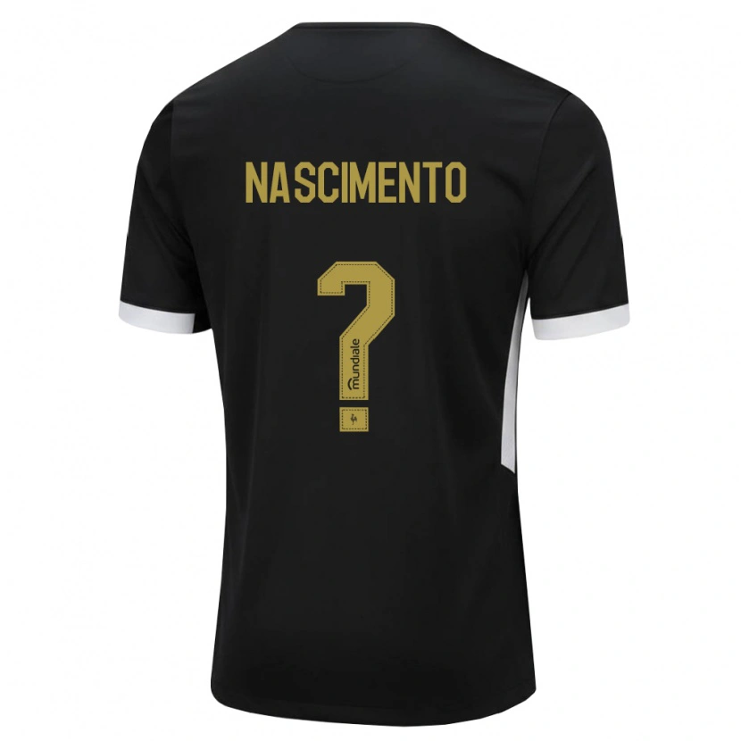 Danxen Heren Ruan Nascimento #0 Zwart Wit Geel Thuisshirt Thuistenue 2026/27 T-Shirt