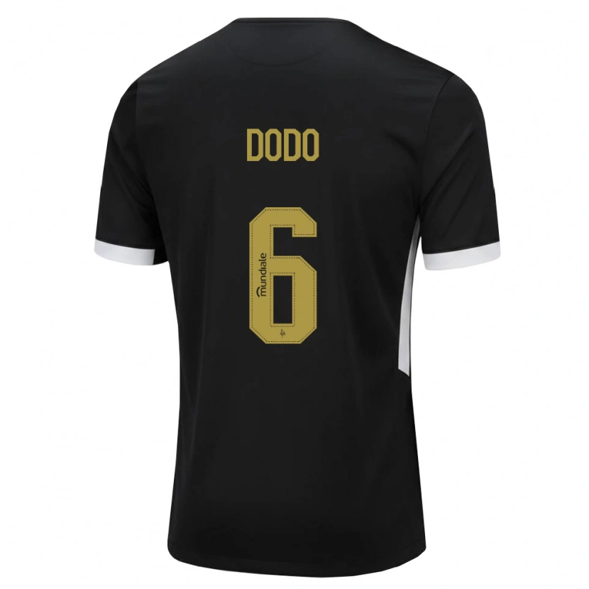 Danxen Heren Dodo #6 Zwart Wit Geel Thuisshirt Thuistenue 2026/27 T-Shirt