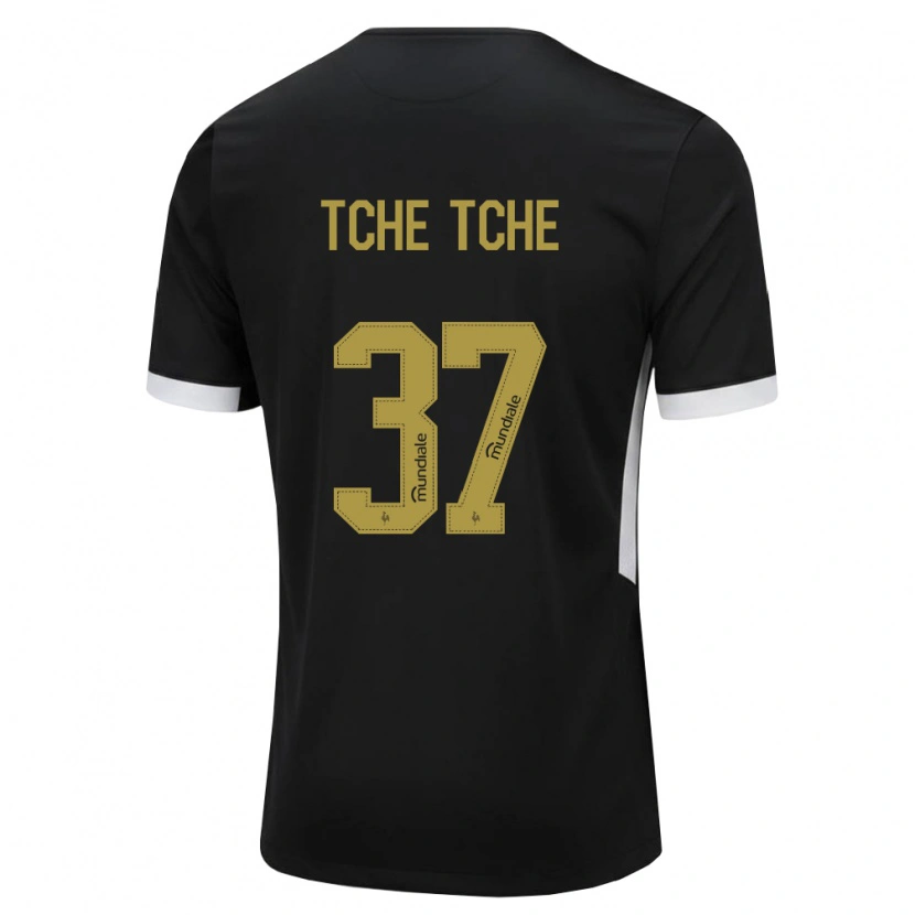 Danxen Heren Tche Tche #37 Zwart Wit Geel Thuisshirt Thuistenue 2026/27 T-Shirt