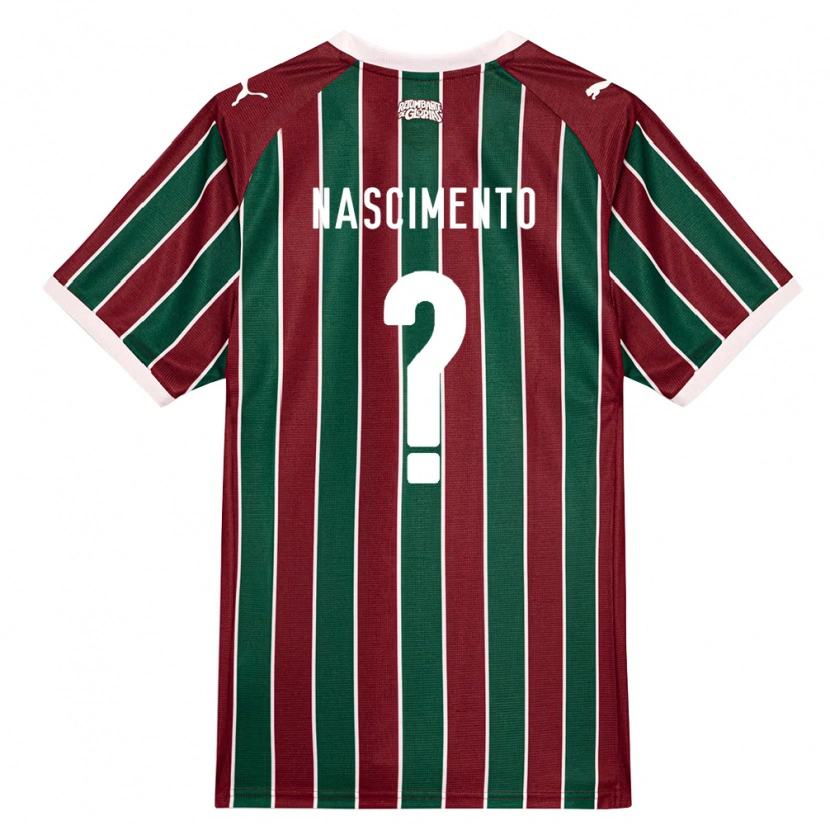Danxen Heren Hiago Nascimento #0 Groen Bordeaux Rood Wit Thuisshirt Thuistenue 2026/27 T-Shirt