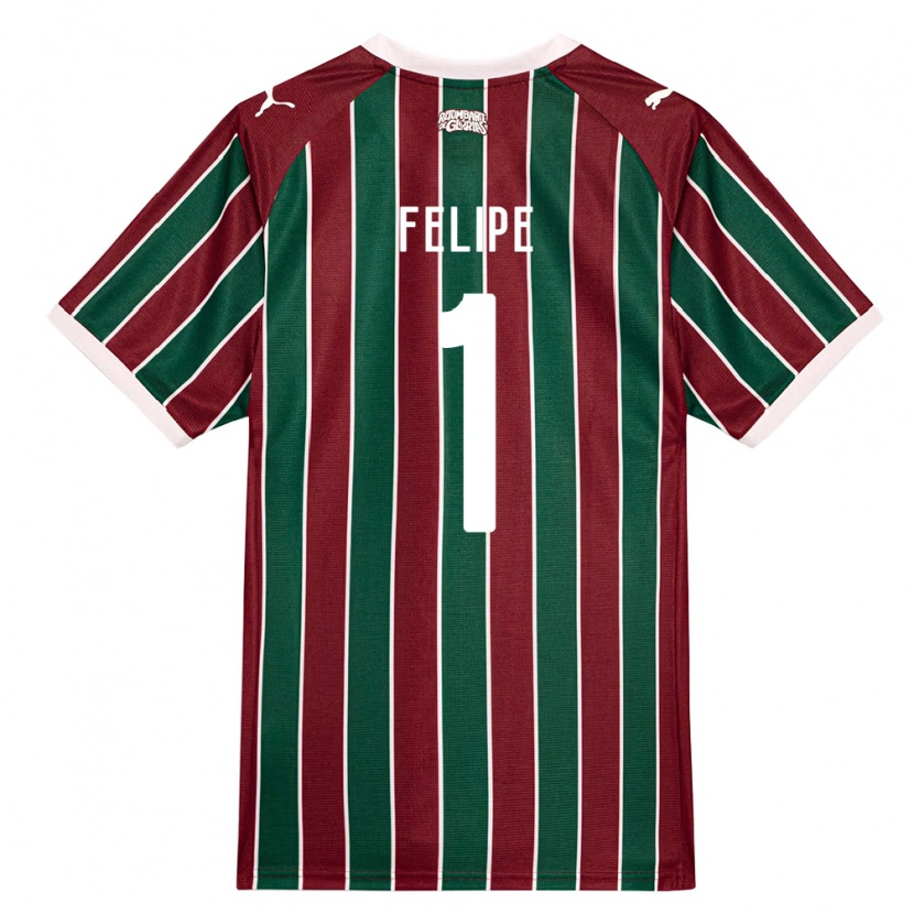 Danxen Heren Marcos Felipe #1 Groen Bordeaux Rood Wit Thuisshirt Thuistenue 2026/27 T-Shirt