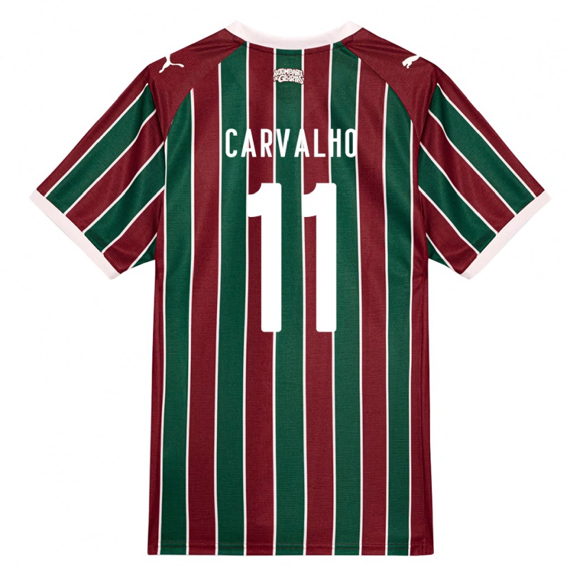 Danxen Heren Léo Carvalho #11 Groen Bordeaux Rood Wit Thuisshirt Thuistenue 2026/27 T-Shirt
