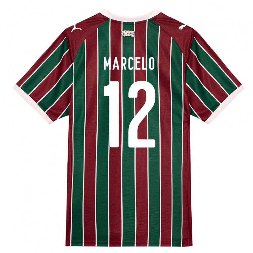 Danxen Heren Marcelo #12 Groen Bordeaux Rood Wit Thuisshirt Thuistenue 2026/27 T-Shirt