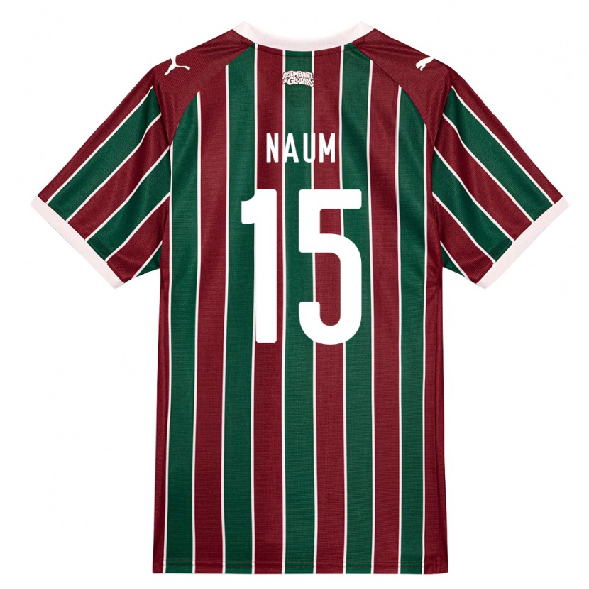 Danxen Heren Jonas Naum #15 Groen Bordeaux Rood Wit Thuisshirt Thuistenue 2026/27 T-Shirt