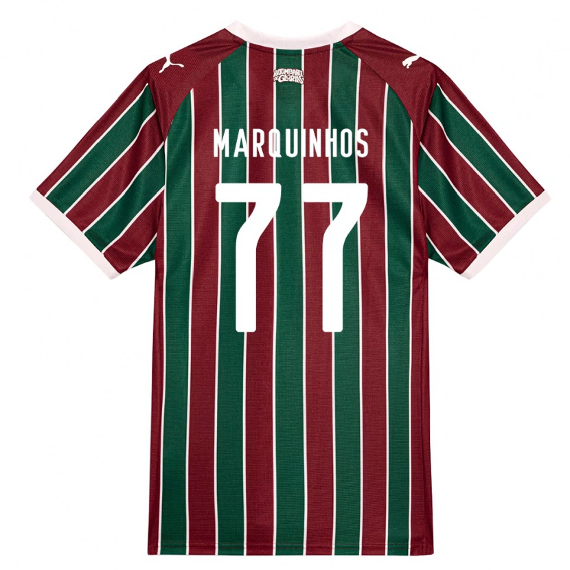 Danxen Heren Marquinhos #77 Groen Bordeaux Rood Wit Thuisshirt Thuistenue 2026/27 T-Shirt