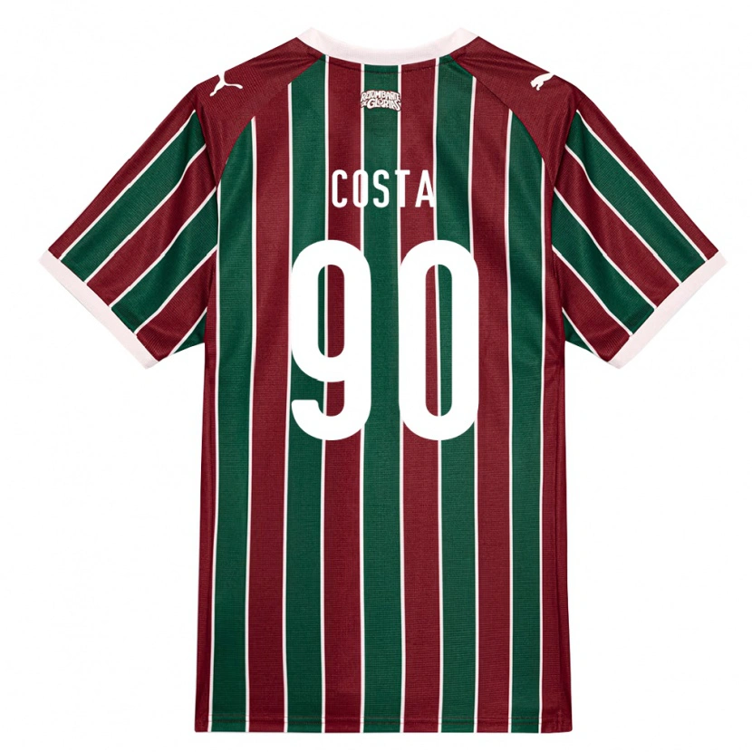 Danxen Heren Douglas Costa #90 Groen Bordeaux Rood Wit Thuisshirt Thuistenue 2026/27 T-Shirt