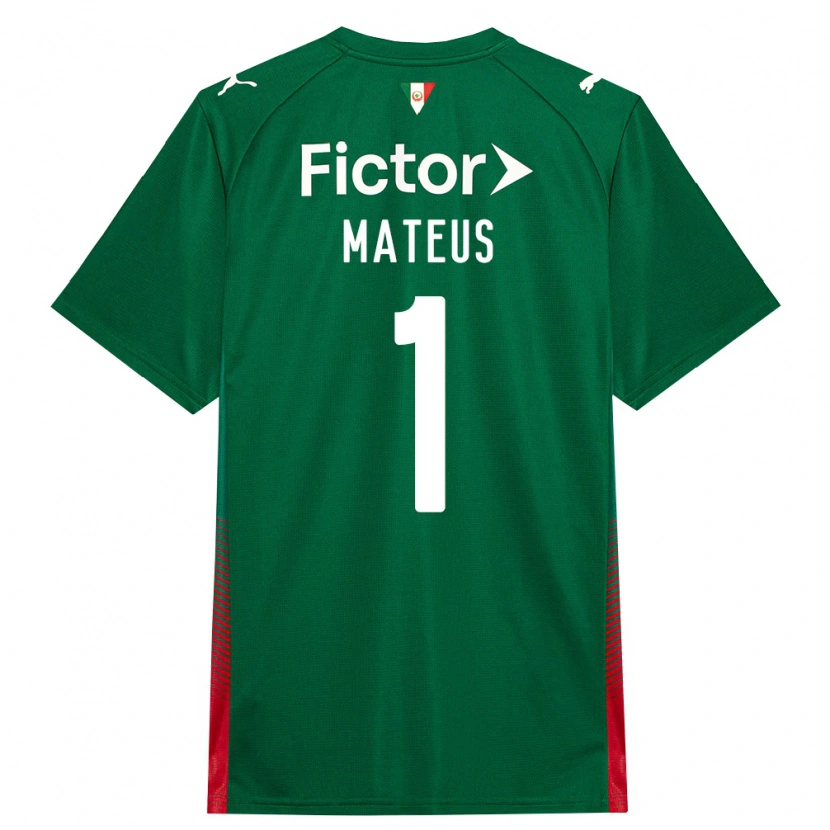 Danxen Heren Mateus #1 Groen Rood Wit Thuisshirt Thuistenue 2026/27 T-Shirt