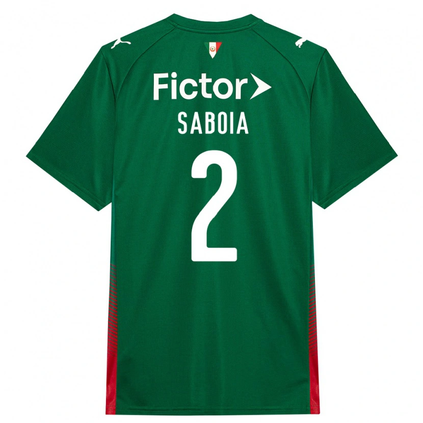 Danxen Heren Luis Saboia #2 Groen Rood Wit Thuisshirt Thuistenue 2026/27 T-Shirt