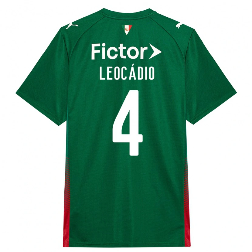 Danxen Heren Isaac Leocádio #4 Groen Rood Wit Thuisshirt Thuistenue 2026/27 T-Shirt