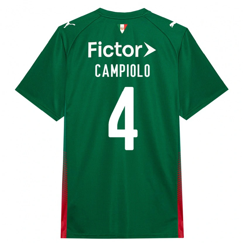 Danxen Heren Giovanna Campiolo #4 Groen Rood Wit Thuisshirt Thuistenue 2026/27 T-Shirt