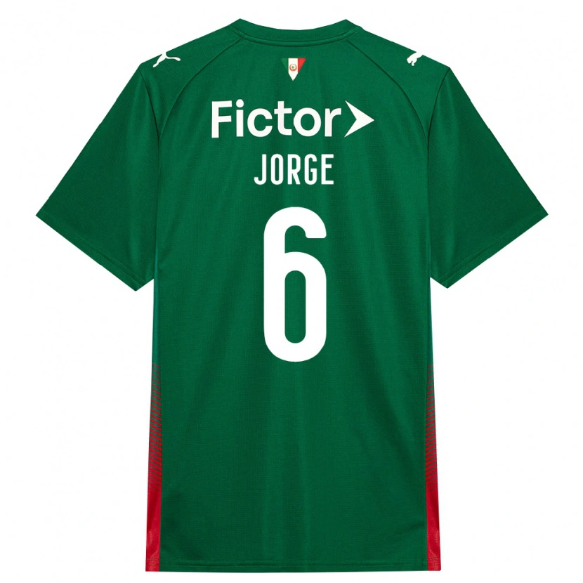 Danxen Heren Jorge #6 Groen Rood Wit Thuisshirt Thuistenue 2026/27 T-Shirt