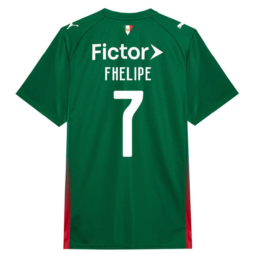 Danxen Heren Luis Fhelipe #7 Groen Rood Wit Thuisshirt Thuistenue 2026/27 T-Shirt