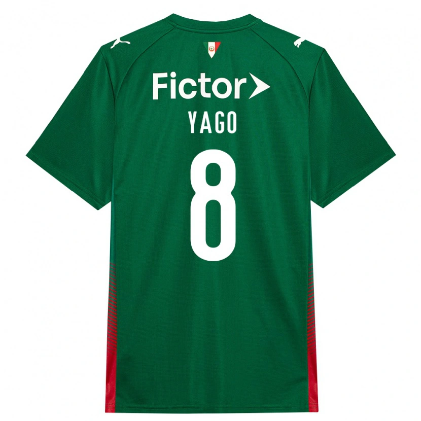Danxen Heren Ruan Yago #8 Groen Rood Wit Thuisshirt Thuistenue 2026/27 T-Shirt