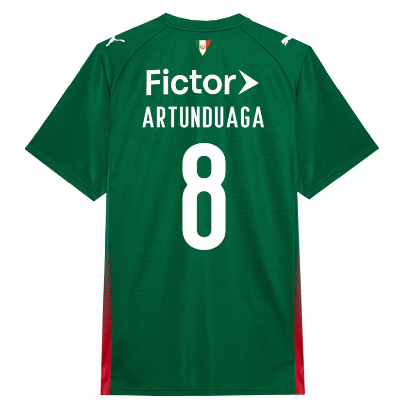 Danxen Heren Grover Artunduaga #8 Groen Rood Wit Thuisshirt Thuistenue 2026/27 T-Shirt