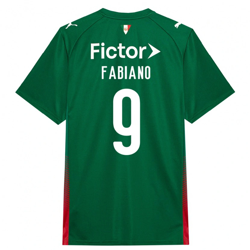 Danxen Heren Fabiano Rodrigues Pereira #9 Groen Rood Wit Thuisshirt Thuistenue 2026/27 T-Shirt