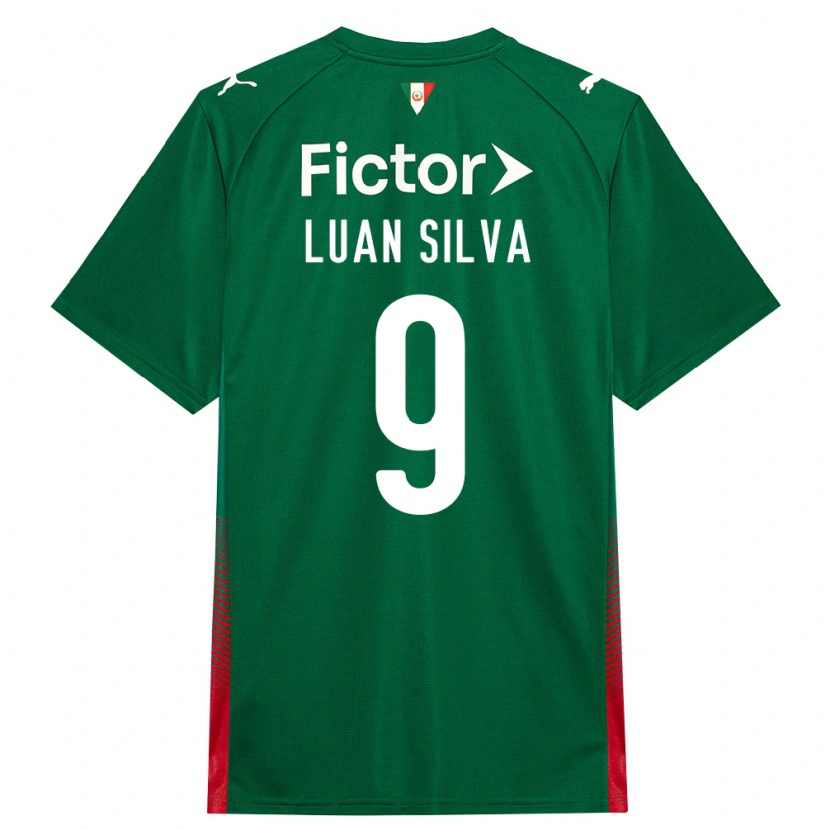 Danxen Heren Luan Silva #9 Groen Rood Wit Thuisshirt Thuistenue 2026/27 T-Shirt