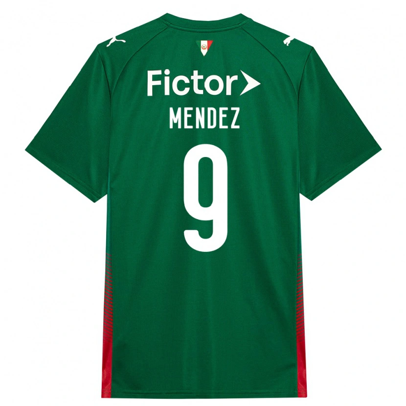 Danxen Heren Cesar Mendez #9 Groen Rood Wit Thuisshirt Thuistenue 2026/27 T-Shirt