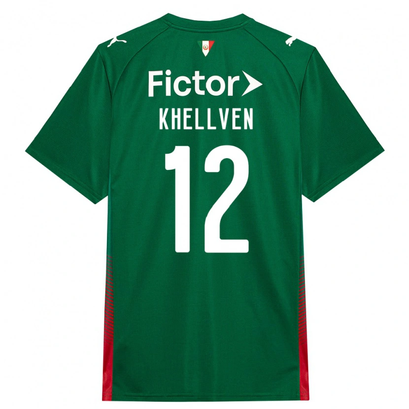 Danxen Heren Khellven Douglas Silva Oliveira #12 Groen Rood Wit Thuisshirt Thuistenue 2026/27 T-Shirt