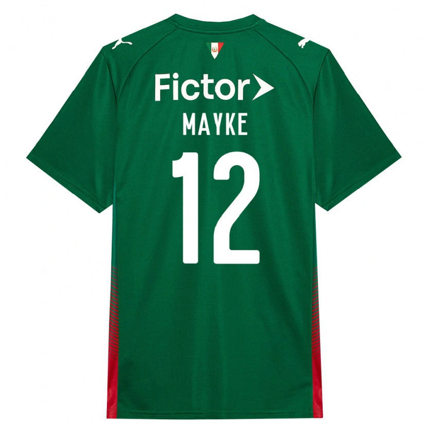 Danxen Heren Mayke #12 Groen Rood Wit Thuisshirt Thuistenue 2026/27 T-Shirt