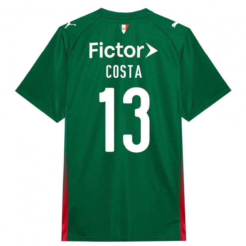 Danxen Heren Enzo Costa #13 Groen Rood Wit Thuisshirt Thuistenue 2026/27 T-Shirt