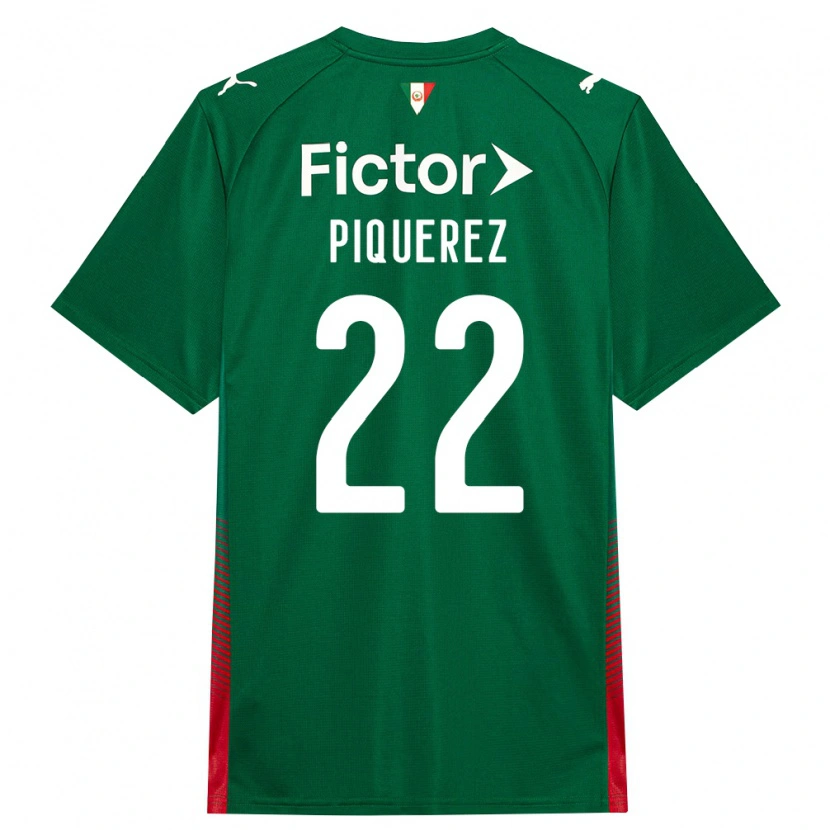 Danxen Heren Joaquín Piquerez #22 Groen Rood Wit Thuisshirt Thuistenue 2026/27 T-Shirt